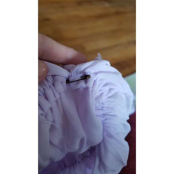 70s Sheer Purple Peignoir‎ Set - Picture 8 of 10